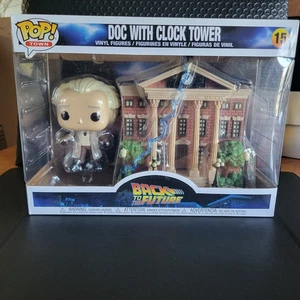 Funko Pop! Town – Back to the Future – Doc with Clock Tower #15 ⏰ - Picture 1 of 9