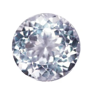 0,52 quilates increíble redondo perfecto 5,3 mm 100 % natural azul Brasil azul berilo!!! - Imagen 1 de 5