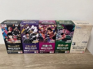 One Piece Card Game 5 Box Set OP-09 10 11 12 EB-02 Booster Box Giapponese con Nastro - Foto 1 di 7