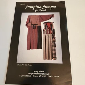 "Jumpina Jumper" Nancy Mirman Sewing Pattern Size 4-20 Jumper/Dress NEW #NM253 - Picture 1 of 2