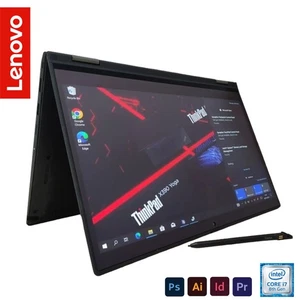 Lenovo ThinkPad X390 Yoga Windows 11 PRO Intel Core i7-8th Gen 16GB 256GB Touch - Picture 1 of 8