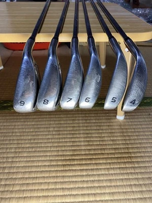 NIKE SLINGSHOT Iron Set 4-9I Used Graphite Shaft Flex-R Right-Handed 6pcs Used - Image 1 of 4