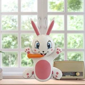 Easter Inflatable Bunny Easter Blow up Decoration for Indoor and Outdoor - Picture 1 of 5