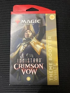 Magic The Gathering Innistrad Crimson Vow Theme Booster WHITE Brand New - Picture 1 of 2
