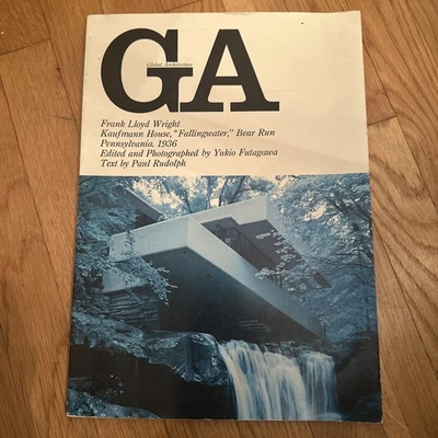 GA Global Architecture FALLING WATER, 1970 Yukio Futagawa - Image 1 of 4