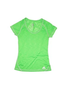 Adidas Boys Green Active T-Shirt Small kids - Picture 1 of 2