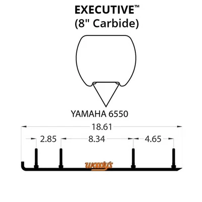 Corredores de carburo Woodys Executive Series Flat-Top para Yamaha SRX700S 2000-2002 Foto 1 de 2