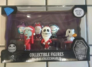 NIGHTMARE BEFORE CHRISTMAS 30TH ANNIVERSARY 6 STÜCK SAMMELFIGUREN - Bild 1 von 2