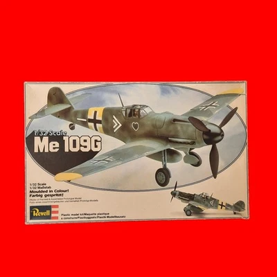 Rare Vintage 1980 Revell 1/32 Scale Messerschmitt Me 109G WWII Plastic Model Kit - Immagine 1 di 4