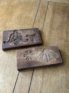 Antique Wooden Bakers / Confectioners Moulds - Picture 1 of 3