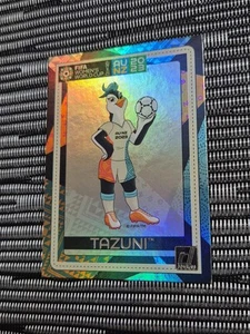2023 Panini DONRUSS FIFA WOMENS WC SSP CASE HIT TAZUNI Mascot Card - Picture 1 of 2