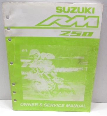Suzuki Rm 250 2004 04 OEM manual de servicio del propietario 99011-37F53-03A #2 Foto 1 de 4