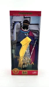 2002 Barbie Princess of South Africa Dolls of the World NRFB By Mattel  - Picture 1 of 6