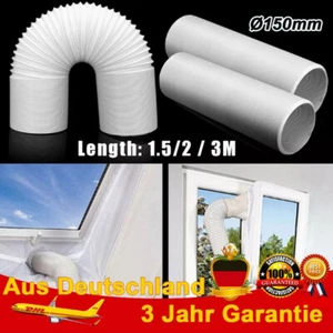 Ø150mm Abluftschlauch Schlauch PVC Flexibel für Mobil Klimaanlagen Klimagerät - Bild 1 von 17