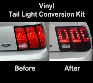 2002 2003 2004 Ford Mustang Tail Light Conversion Kit to 2013 Bullit Cobra GT V8 - Picture 1 of 4