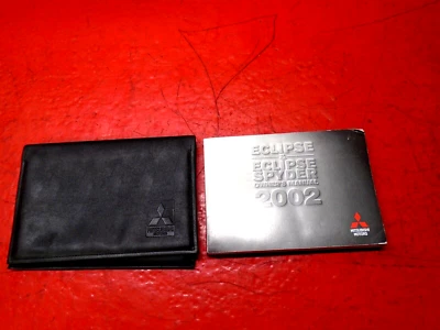00-05 2002 MITSUBISHI ECLIPSE SPYDER MANUAL DO PROPRIETÁRIO MANUAL BOLSA LIVRETO DE INSTRUÇÕES GS - Imagem 1 de 4