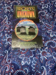 SECRETS OF THE UNKNOWN LIFE AFTER DEATH (1992) VHS FULLY TESTED ULTRA RARE - Picture 1 of 2