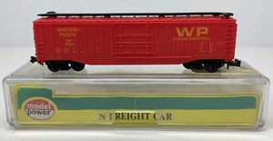 Model Power 50' Box Car Train #3090 Western Pacific WP #61051 N Scale - Picture 1 of 11