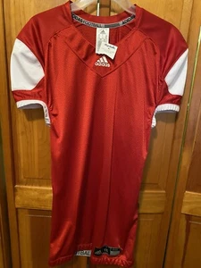 Adidas Football Jersey Youth Size XL White Red Fit Shirt w/tag - Picture 1 of 5