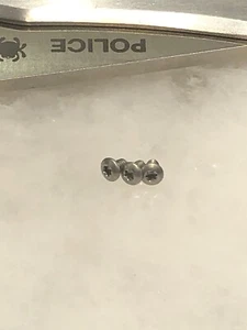 T6 Torx Screw For Spyderco Police C07 Endura 4 C10P Stainless Handle Pocket Clip - Bild 1 von 9