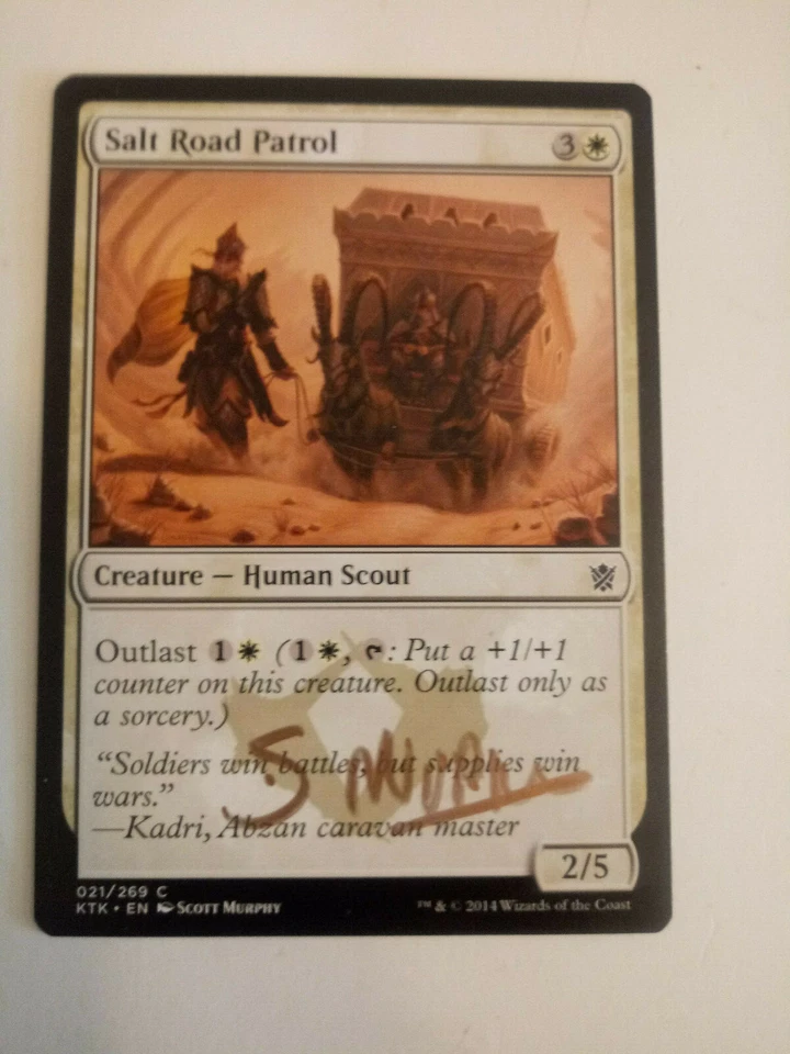 Salt Road Patrol signed by Scott Murphy  MTG Magic the Gathering  - Image 1 of 1