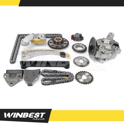 Timing Chain Kit Oil Pump for 96-09 Suzuki SX4 Aerio Esteem Chevrolet Tracker - Image 1 of 4