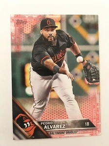 2016 Topps Mini Red Parallel Pedro Alvarez Orioles 367 #'d /5 Rare Low S&H - Picture 1 of 1