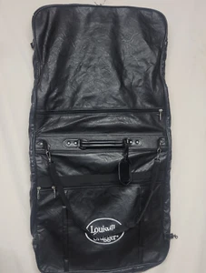 LOUSIVILLE SLUGGER Garment Weekender / Travel / Sports Bag Black Leather - Picture 1 of 20