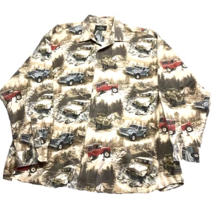 RedHead Men's 3XL Long Sleeve Button Down Shirt Off Roading Jeep Bronco Camo GUC - Picture 1 of 13