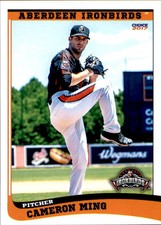 2017 Aberdeen IronBirds Choice #23 Cameron Ming Phoenix Arizona AZ Baseball Card