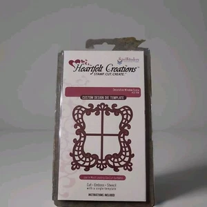 die HCD 708 Heartfelt Creations DECORATIVE WINDOW SCENE **RARE** open case - Picture 1 of 8