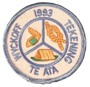 1993 WYCKOFF NJ TEKENING TE ATA MÄDCHEN SCOUTS OF AMERICA AUFNÄHER CAMPOREE New Jersey - Bild 1 von 4