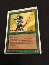 Magic The Gathering MTG Elvish Archers 4th Edition (Magic Cards)Singles MISPRINT