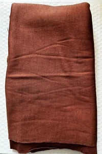1.6 yds; Soft Tan Stretch Wool Fabric; 54" w; Preowned/Unused - Picture 1 of 2