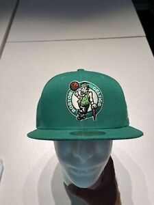 New Boston Celtics New Era Wool 59FIFTY Hardwood Classics Fitted Hat 7 5/8 NWOT