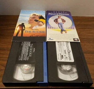 VHS Field of Dreams and The Rookie Baseball movie - Imagen 1 de 2