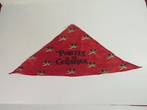 Disney Cruise Line Mickey Mouse Piraten der Karibik Schal Bandana rot - Bild 1 von 5