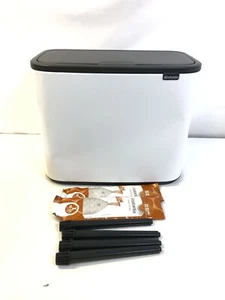 Brabantia Bo Touch Bin 3x11L, Weiß, Soft-Touch, Abfalltrennung, 54x32x68cm - Bild 1 von 8