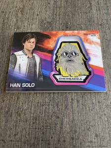 2018 Topps Star Wars Solo: A Star Wars Story Hans Solo with Chewbacca Patch