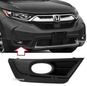 NEBELSCHEINWERFERGRILL RECHTS MIT SCHWARZER ZIERLEISTE PASST FÜR HONDA CR-V 2017-2019 - Bild 1 von 6