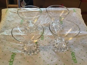Knob Glass desert cups - Picture 1 of 3