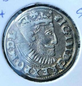 Poland, 1590-ID, 3 Groszy/Groschen, Sigismund III Vasa, Rare coin - Posen Mint