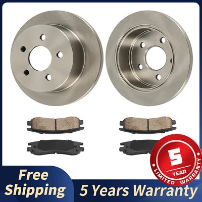 Rear Disc Rotors + Brake Pads For Pontiac Grand Prix Montana Chevrolet Impala - Image 1 of 4