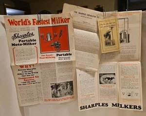 Sharples Milker advertising dealer paper L@@K cream separator West Chester PA lo - Picture 1 of 13
