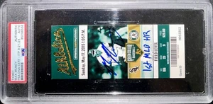 MAX MUNCY DODGERS SIGNED 1ST MLB HR 05/17/2015 A'S TICKET STUB PSA 85098556 - Picture 1 of 5