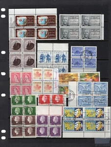 CANADA USED 3 PHOTO'S BLOCKS LOT 3 - Picture 1 of 4
