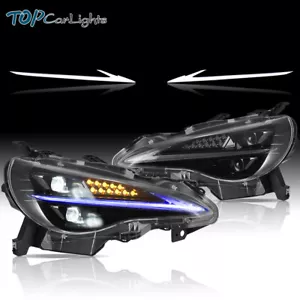 Faros LED completos VLAND para Toyota 86 Subaru BRZ 2012-20 con animación DRL azul - Imagen 1 de 15