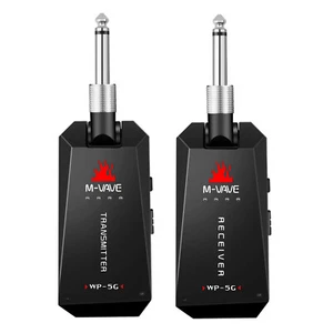 M-VAVE WP-5G 5.8G Wireless Guitar System Rechargeable Transmitter Receiver U9A8 - Picture 1 of 11