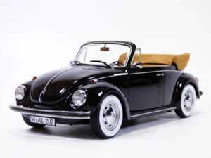 VOLKSWAGEN COCCINELLE 1303 cabriolet noir 1/18 VW Beetle 1972 - Foto 1 di 7