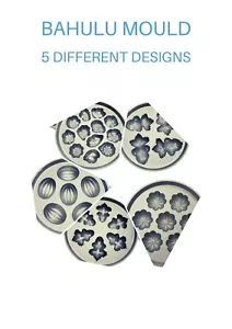 2 units Kuih Bahulu Cast Aluminium Mold -5 different patterns - Picture 1 of 13